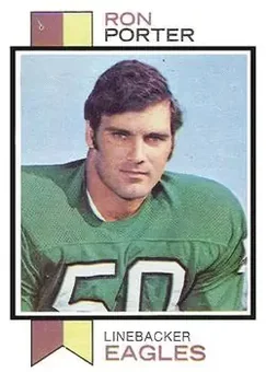 1973 Topps #342 - Ron Porter - Philadelphia Eagles
