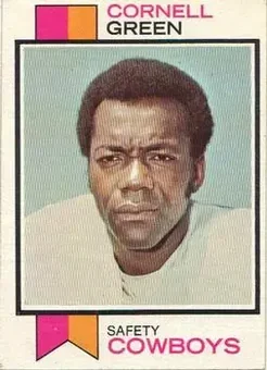 1973 Topps #344 - Cornell Green - Dallas Cowboys