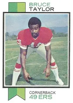 1973 Topps #346 - Bruce Taylor - San Francisco 49ers