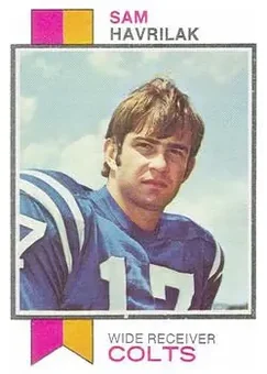 1973 Topps #347 - Sam Havrilak - Baltimore Colts