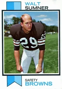 1973 Topps #348 - Walt Sumner - Cleveland Browns