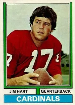 1974 Topps #395 - Jim Hart - St. Louis Cardinals
