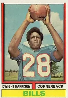 1974 Topps #399 - Dwight Harrison - Buffalo Bills