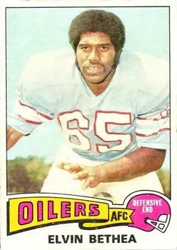 1975 Topps #385 - Elvin Bethea - Houston Oilers
