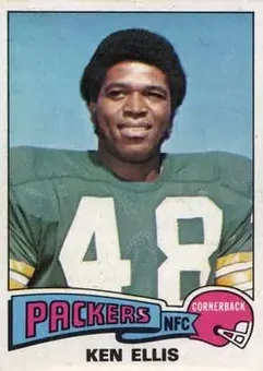 1975 Topps #389 - Ken Ellis - Green Bay Packers 1975 Topps #389 - Ken Ellis - Green Bay Packers