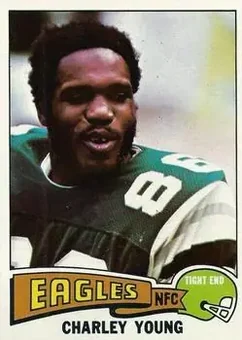 1975 Topps #390 - Charle Young - Philadelphia Eagles 1975 Topps #390 - Charle Young - Philadelphia Eagles