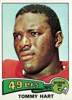 1975 Topps #391 - Tommy Hart - San Francisco 49ers 1975 Topps #391 - Tommy Hart - San Francisco 49ers