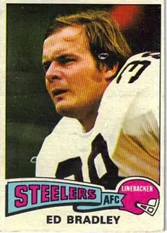 1975 Topps #396 - Ed Bradley - Pittsburgh Steelers