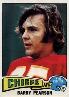 1975 Topps #399 - Barry Pearson - Kansas City Chiefs