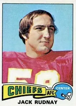 1975 Topps #401 - Jack Rudnay - Kansas City Chiefs