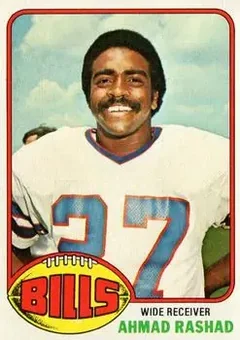 1976 Topps #383 - Ahmad Rashad - Buffalo Bills
