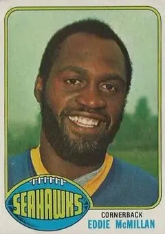 1976 Topps #388 - Eddie McMillan - Seattle Seahawks