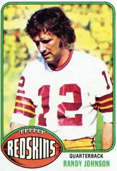 1976 Topps #389 - Randy Johnson - Washington Redskins - Front