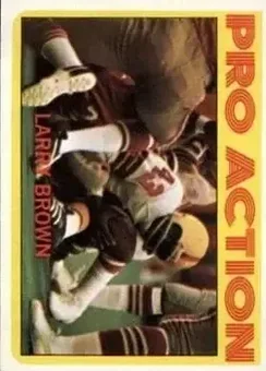 1972 Topps #342 - Larry Brown - Washington Redskins