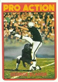 1972 Topps #348 - George Blanda - Oakland Raiders - Front