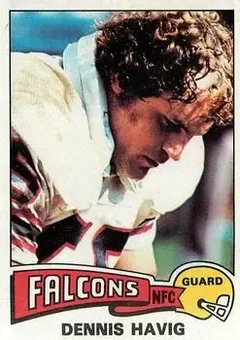 1975 Topps #411 - Dennis Havig - Atlanta Falcons