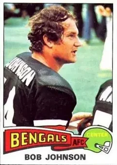 1975 Topps #412 - Bob Johnson - Cincinnati Bengals