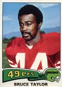 1975 Topps #418 - Bruce Taylor - San Francisco 49ers