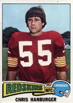 1975 Topps #419 - Chris Hanburger - Washington Redskins