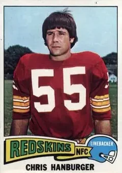 1975 Topps #419 - Chris Hanburger - Washington Redskins
