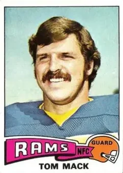 1975 Topps #420 - Tom Mack - Los Angeles Rams