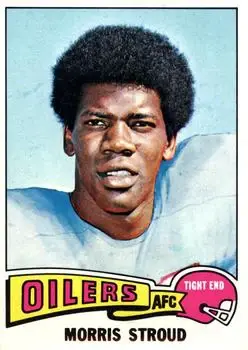 1975 Topps #426 - Morris Stroud - Houston Oilers