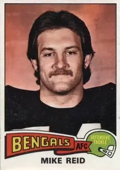 1975 Topps #430 - Mike Reid - Cincinnati Bengals