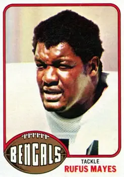 1976 Topps #391 - Rufus Mayes - Cincinnati Bengals