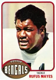 1976 Topps #391 - Rufus Mayes - Cincinnati Bengals