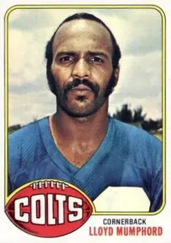 1976 Topps #392 - Lloyd Mumphord - Baltimore Colts