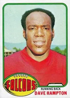 1976 Topps #394 - Dave Hampton - Atlanta Falcons