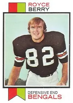 1973 Topps #364 - Royce Berry - Cincinnati Bengals