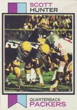 1973 Topps #366 - Scott Hunter - Green Bay Packers