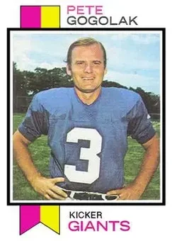 1973 Topps #368 - Pete Gogolak - New York Giants