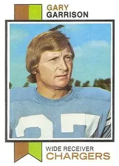 1973 Topps #375 - Gary Garrison - San Diego Chargers