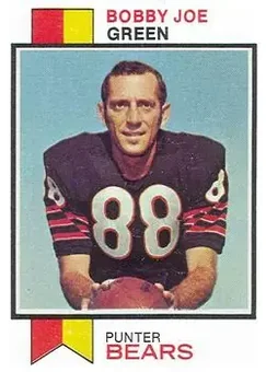 1973 Topps #377 - Bobby Joe Green - Chicago Bears