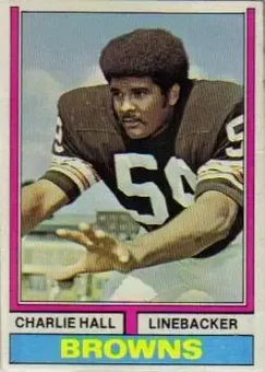 1974 Topps #403 - Charlie Hall - Cleveland Browns