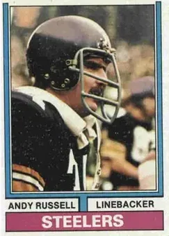 1974 Topps #410 - Andy Russell - Pittsburgh Steelers 1974 Topps #410 - Andy Russell - Pittsburgh Steelers