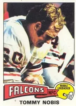 1975 Topps #436 - Tommy Nobis - Atlanta Falcons
