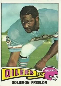 1975 Topps #437 - Solomon Freelon - Houston Oilers