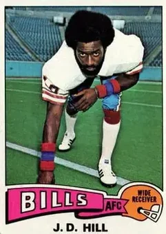 1975 Topps #438 - J.D. Hill - Buffalo Bills