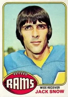 1976 Topps #401 - Jack Snow - Los Angeles Rams