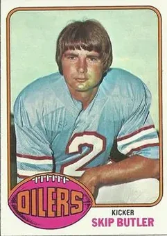1976 Topps #406 - Skip Butler - Houston Oilers 1976 Topps #406 - Skip Butler - Houston Oilers