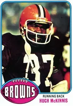 1976 Topps #407 - Hugh McKinnis - Cleveland Browns