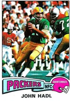 1975 Topps #443 - John Hadl - Green Bay Packers