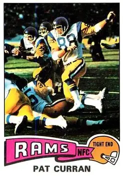 1975 Topps #446 - Pat Curran - Los Angeles Rams - Front 1975 Topps #446 - Pat Curran - Los Angeles Rams - Front