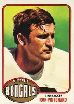 1976 Topps #411 - Ron Pritchard - Cincinnati Bengals