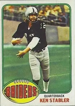 1976 Topps #415 - Ken Stabler - Oakland Raiders