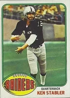 1976 Topps #415 - Ken Stabler - Oakland Raiders