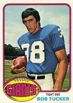 1976 Topps #417 - Bob Tucker - New York Giants